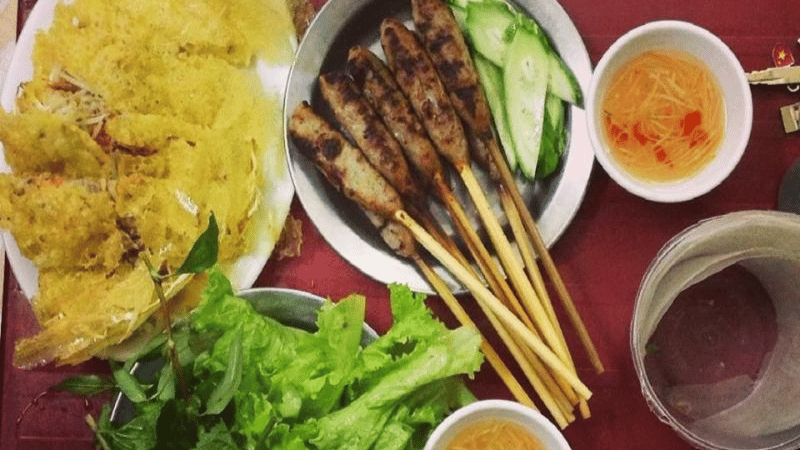Bánh xèo nem lụi Đà Nẵng