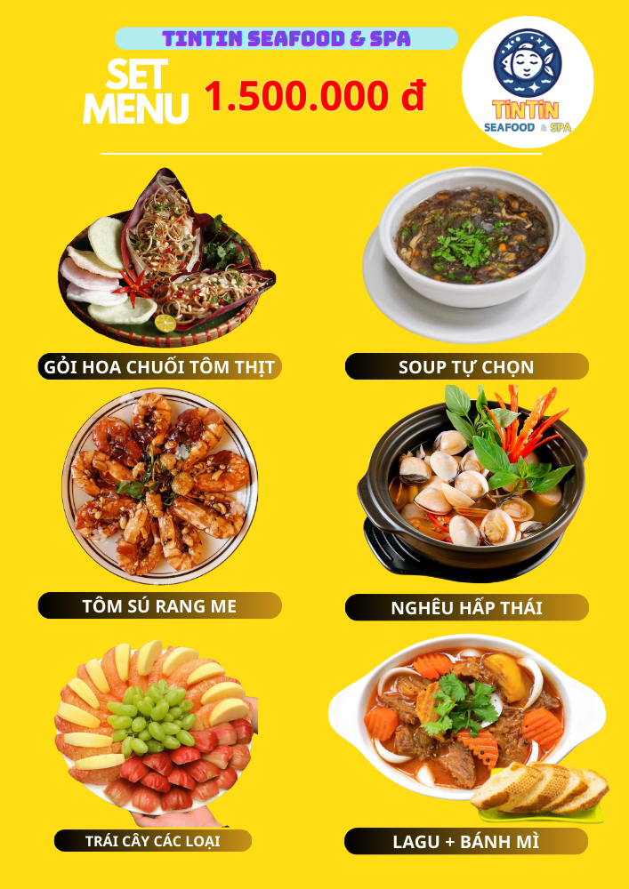 Menu tiệc 