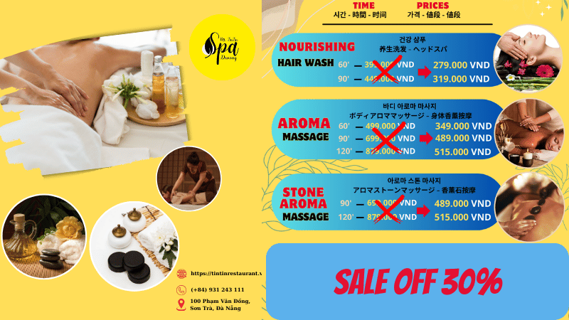 30% Discount on Spa Services