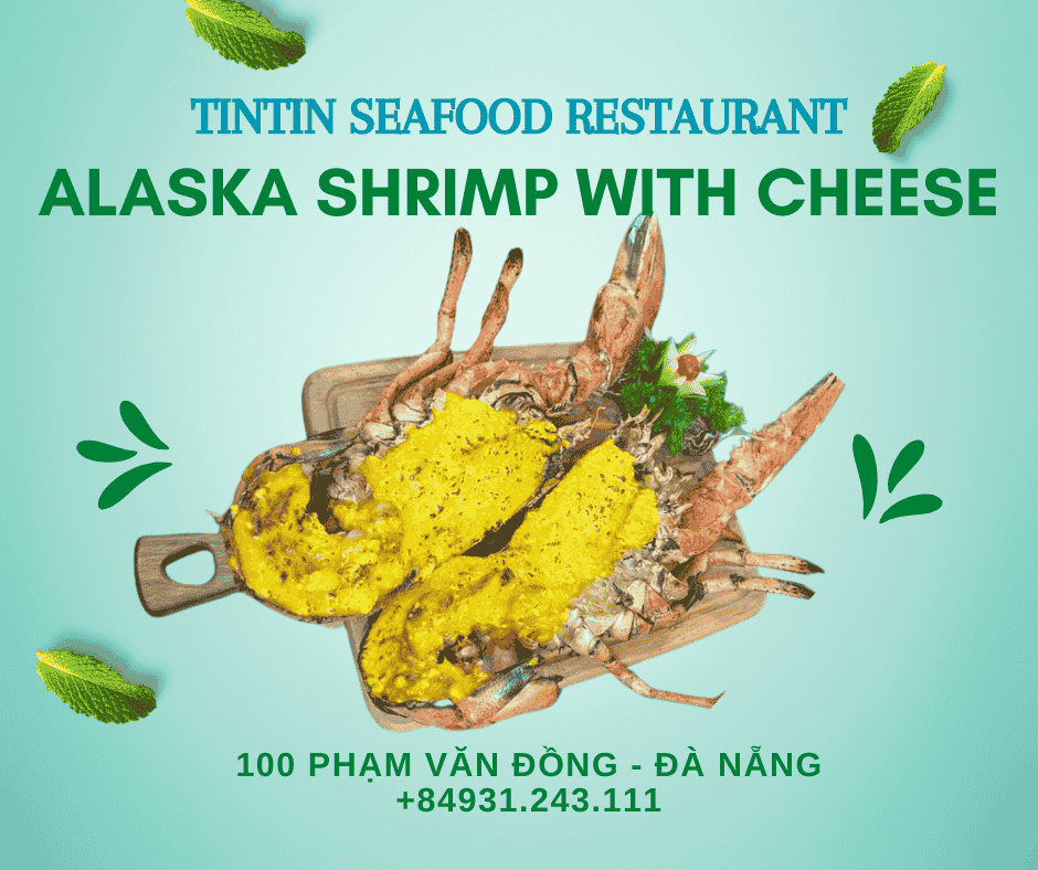 ALASKA SHRIMP WITH CHEESE