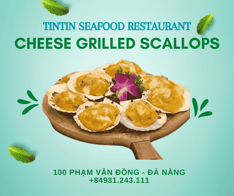 CHEESE GRILLED SCALLOPS