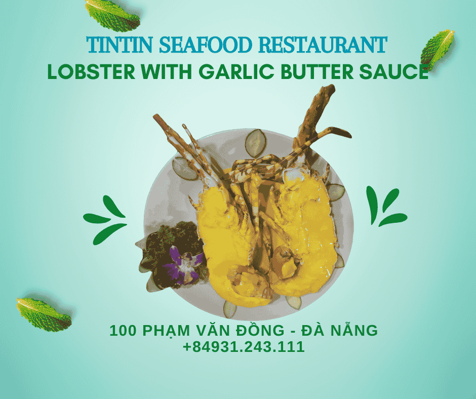 LOBSTER WITH GARLIC BUTTER SAUCE