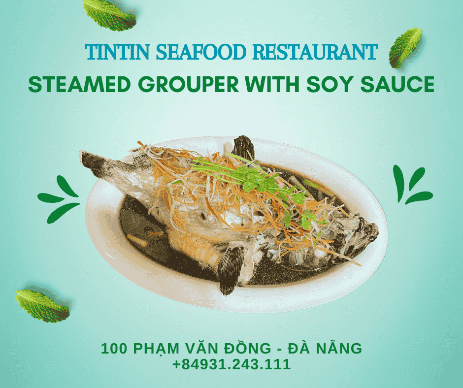 STEAMED GROUPER WITH SOY SAUCE